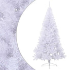 Halve kunstkerstboom voor een volle en realistische feestdagen sfeer - Wit / 180 x 115 cm / 1 - Kerstbomen