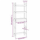 Handdoekrek of houder van massief grenenhout voor je badkamer - Handdoekrekken & -houders