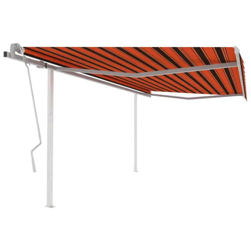 Handmatige uitschuifbare terrasluifel met gepoedercoat aluminium frame - Multikleur / 4 x 3.5 m / 1 - Zonwering