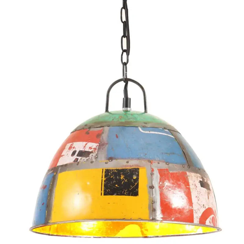 Hanglamp met grote lampenkap voor woonkamer en eetkamer - Multikleur / Φ 31 cm / 1 - Lampen