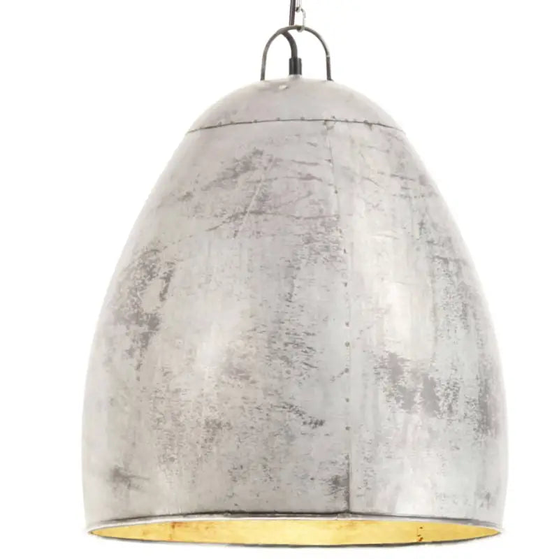Hanglamp met witte coating voor woonkamer en eetkamer interieur - Zilver / Ø 42 cm / 1 - Lampen