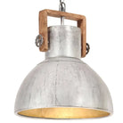 Hanglamp van massief gerecycled hout voor woonkamer en eetkamer - Zilver / Ø 40 cm / 1 - Lampen