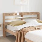 Hedendaags hoofdbord in massief grenenhout voor een complete slaapkamerlook - Naturel / 170 x 16 x 82 cm / 1