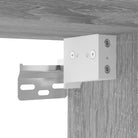 Hoge kast in grijs sonoma met ijzeren poten voor een trendy interieur - Dressoirs & buffetkasten