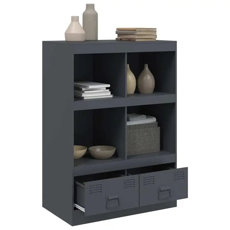 Hoge kast met koudgewalst staal voor een moderne uitstraling - Dressoirs & buffetkasten