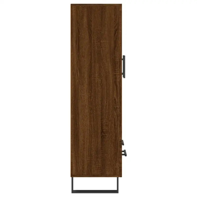 Hoge kast met metalen poten van bewerkt hout voor moderne stijl - Dressoirs & buffetkasten