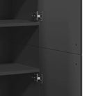 Hoge kast van bewerkt hout die gemakkelijk schoon te maken - Opbergkasten & lockerkasten