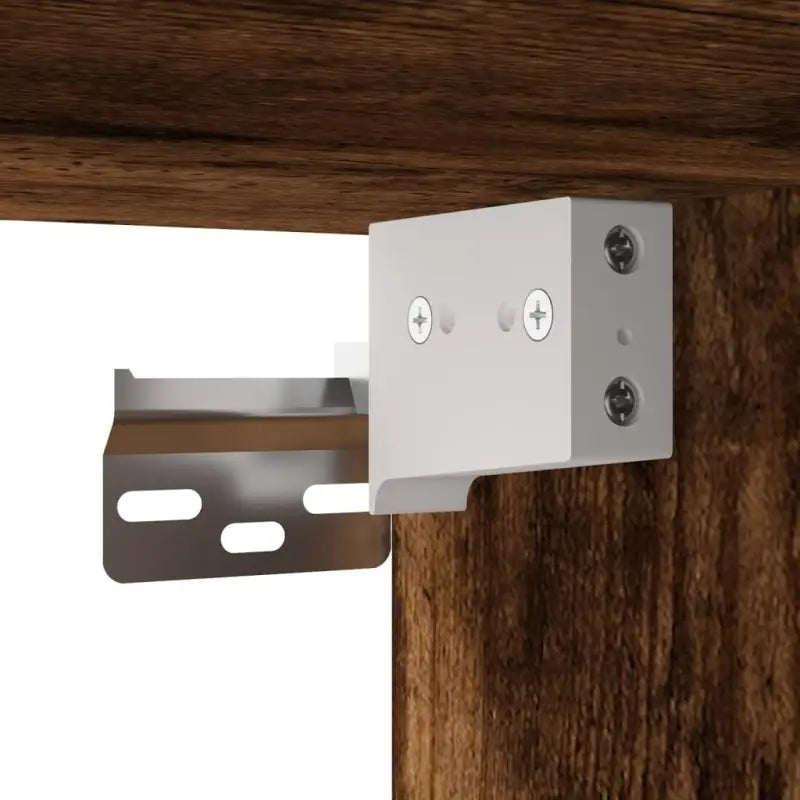 Hoge kast van bewerkt hout met duurzame en stabiele afwerking - Dressoirs & buffetkasten