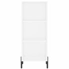 Hoge kast van bewerkt hout met duurzame en stabiele afwerking - Dressoirs & buffetkasten