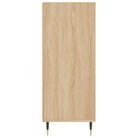 Hoge kast van bewerkt hout met duurzame en stijlvolle afwerking - Dressoirs & buffetkasten