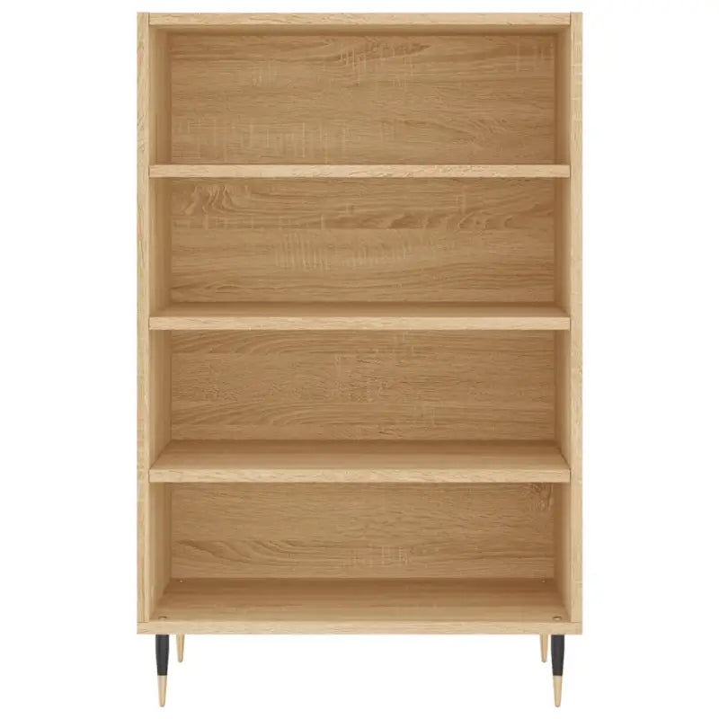 Hoge kast van bewerkt hout met duurzame en stijlvolle afwerking - Dressoirs & buffetkasten
