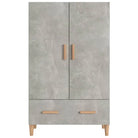 Hoge kast van bewerkt hout met elegante afwerking en duurzame kwaliteit - Dressoirs & buffetkasten