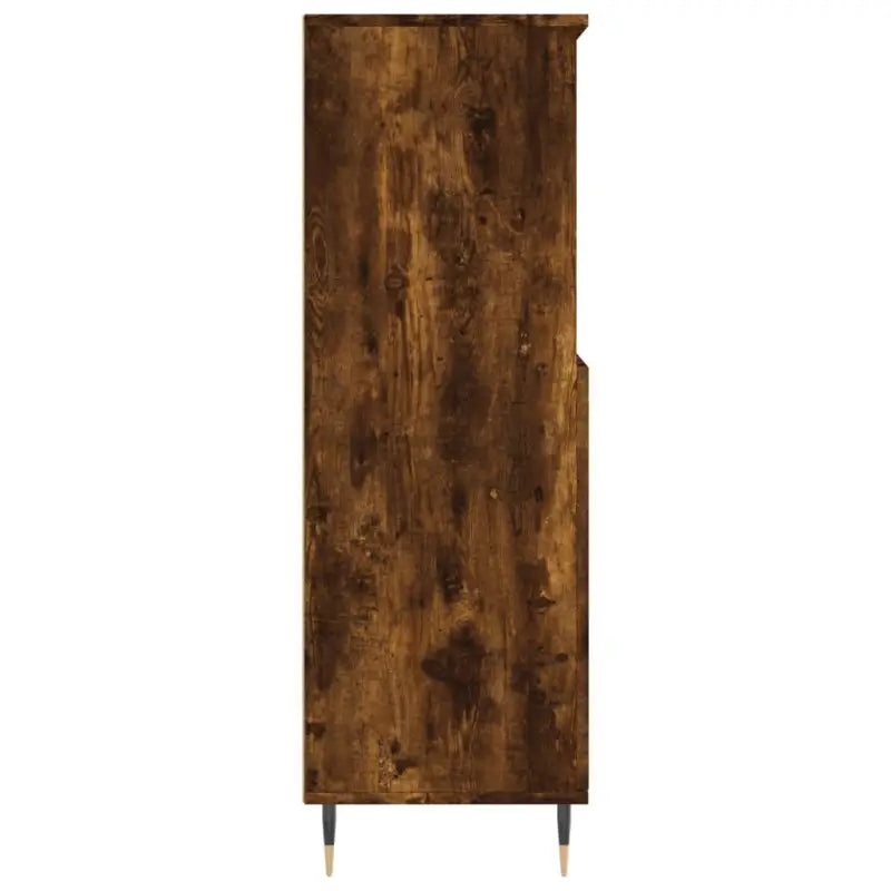 Hoge kast van bewerkt hout met industriële charme - Dressoirs & buffetkasten
