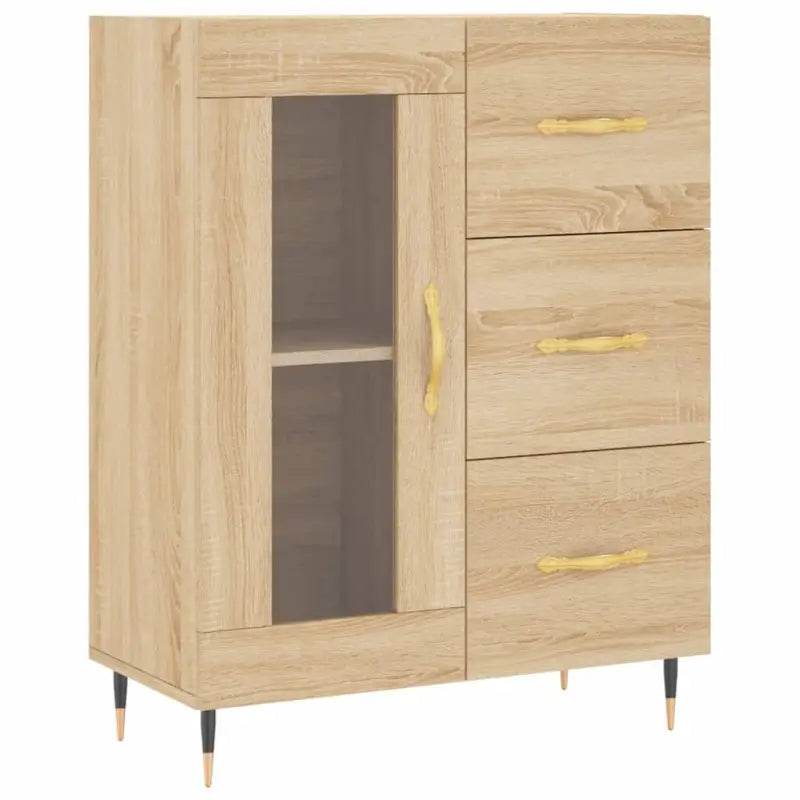 Hoge kast van bewerkt hout met unieke charme en duurzame kwaliteit - Dressoirs & buffetkasten