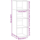 Hoge kast van bewerkt hout voor een klassieke interieurstijl - Dressoirs & buffetkasten