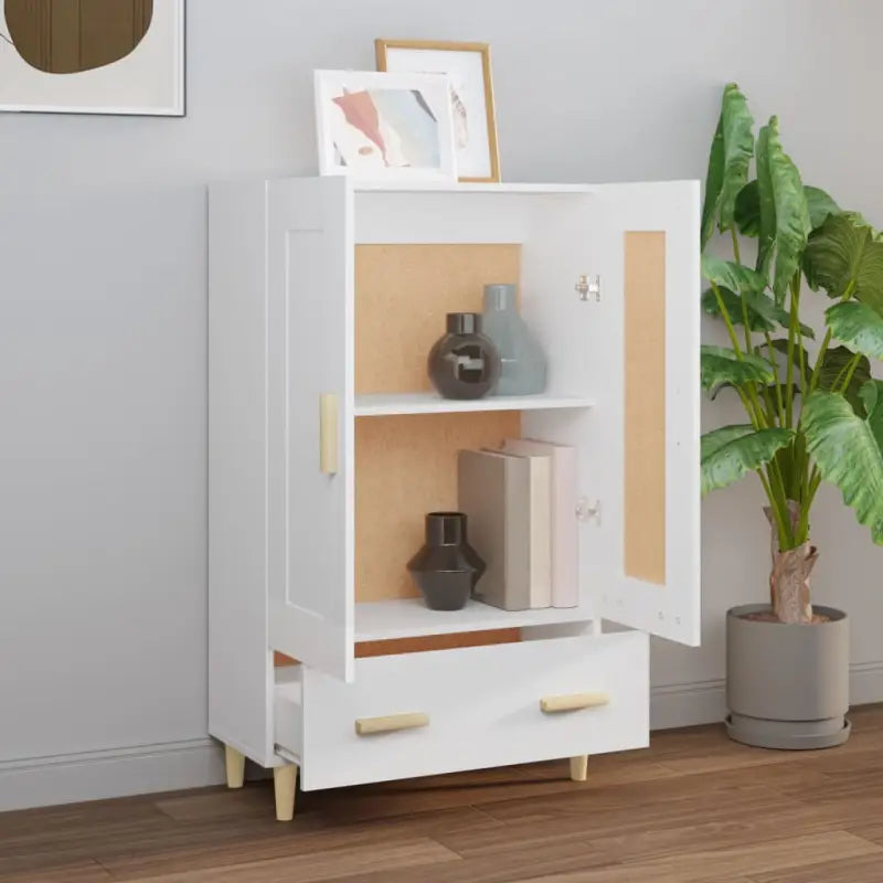 Hoge kast van bewerkt hout voor een stijlvolle bestaande interieurstijl - Dressoirs & buffetkasten