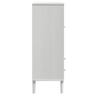 Hoge kast van massief grenenhout met elegante uitstraling - Dressoirs & buffetkasten