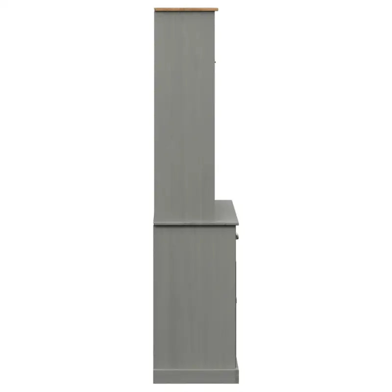 Hoge kast van massief grenenhout met ruime afmetingen deur - Dressoirs & buffetkasten