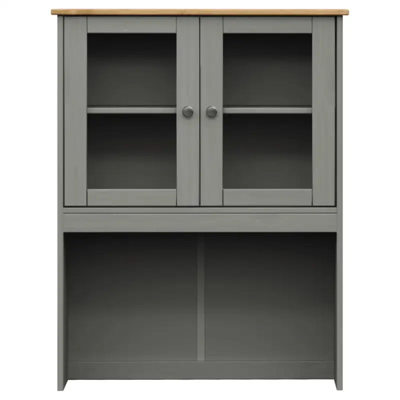 Hoge kast van massief grenenhout met ruime afmetingen deur - Dressoirs & buffetkasten
