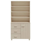 Hoge kast van massief grenenhout voor jouw interieur - Dressoirs & buffetkasten