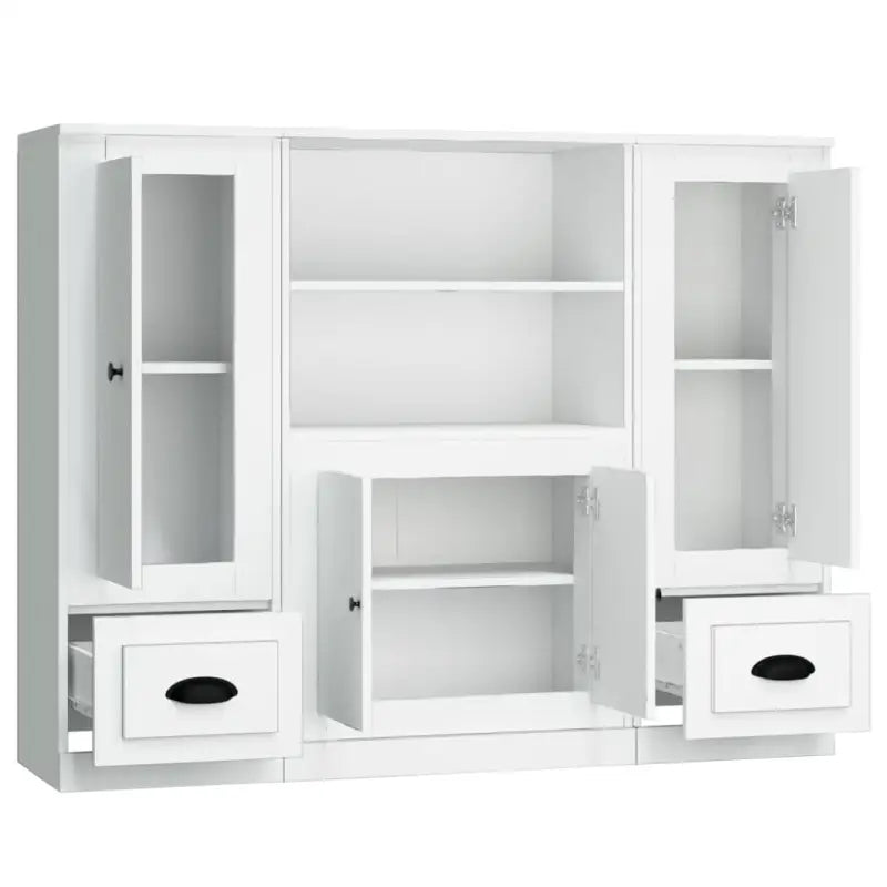 Hoge kasten van bewerkt hout voor een stijlvolle bestaande interieur - Dressoirs & buffetkasten