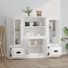 Hoge kasten van bewerkt hout voor een stijlvolle bestaande interieur - Dressoirs & buffetkasten