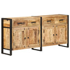 Honingkleurige massief acaciahouten dressoir voor je interieur - 1 / massief mangohout - Dressoirs & buffetkasten