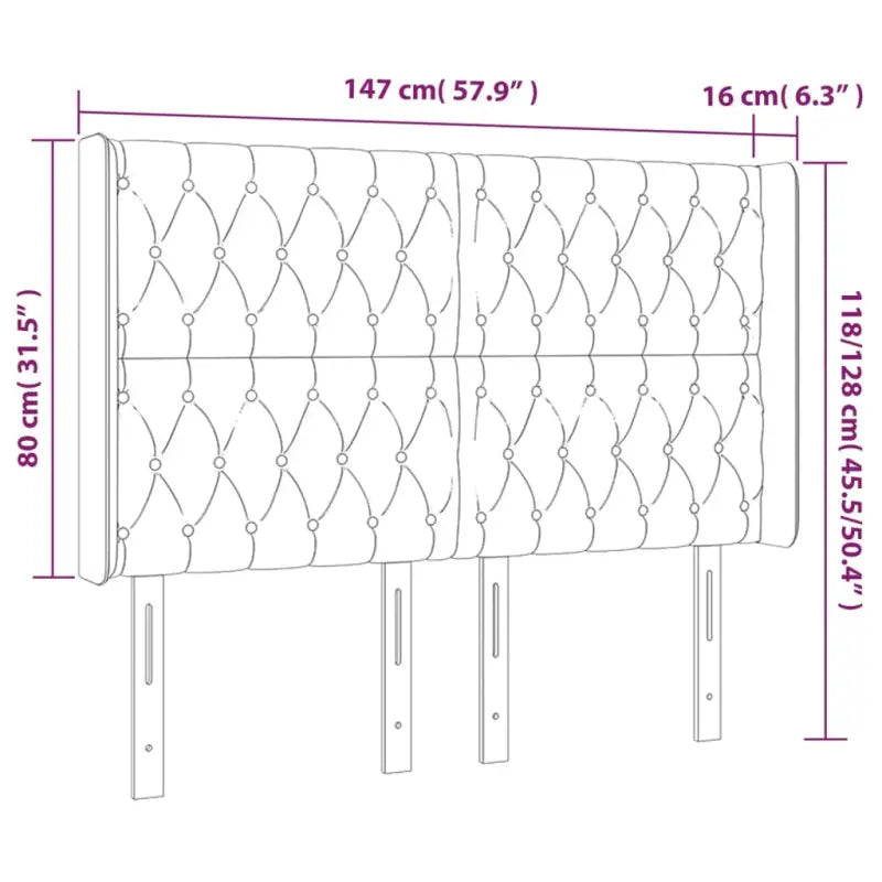 Hoofdbord en Voetbord levering bevat 147x16x118 voor elke slaapkamer - Hoofdborden en voetborden