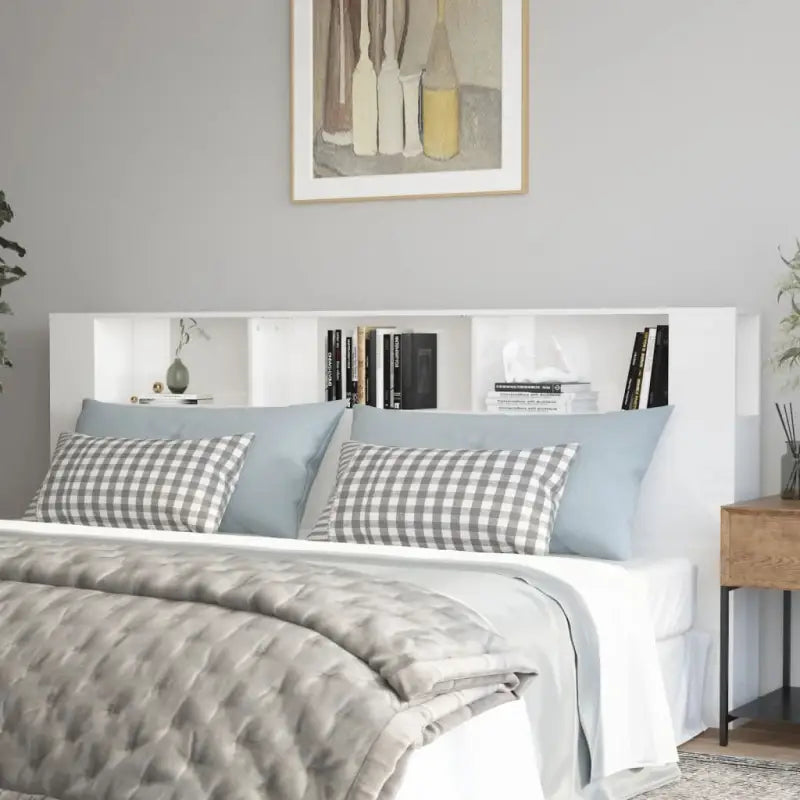 Hoofdborden en voetborden in hoogglans wit voor een moderne slaapkamer - Hoogglans wit / 1 - Hoofdborden en voetborden