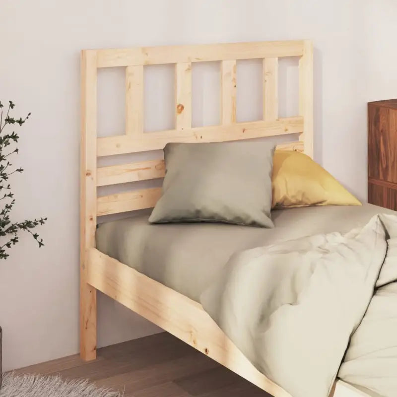 Hoofdborden en voetborden in massief grenenhout met trendy design - Naturel / 96 x 100 cm / 1 - Hoofdborden
