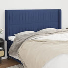 Hoofdborden en voetborden levering bevat 103x16x118 een stijlvolle toevoeging - Blauw / 163 x 16 x 118/128 cm / 1