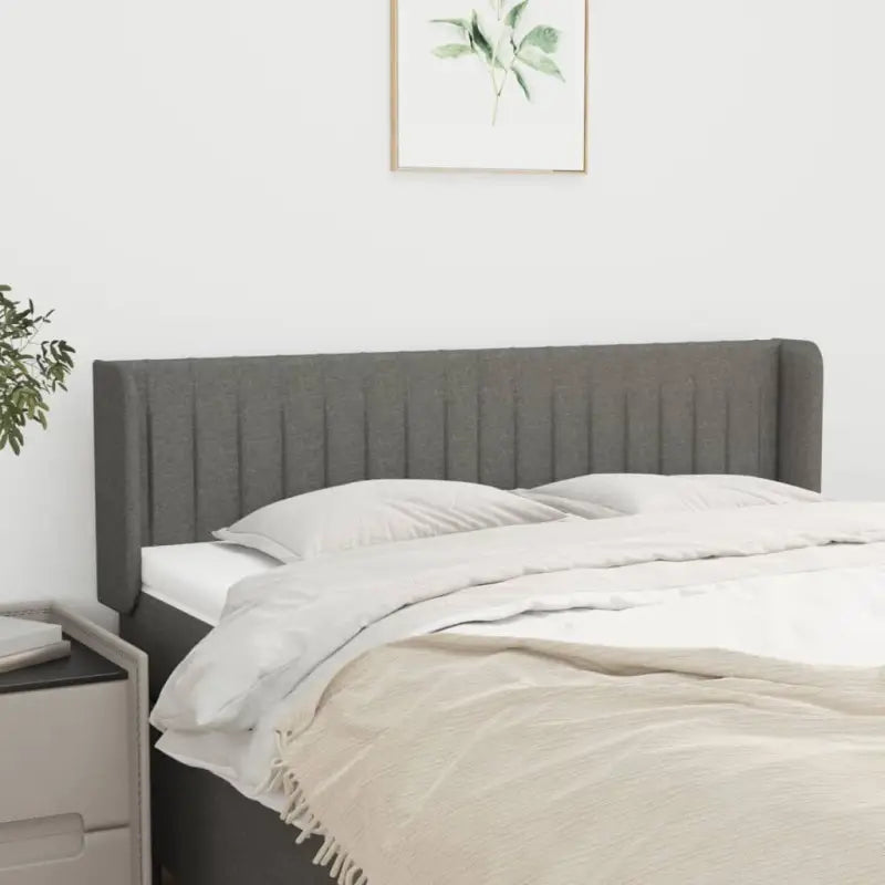 Hoofdborden en voetborden levering bevat 103x16x118 een stijlvolle toevoeging - Donkergrijs / 147 x 16 x 78/88 cm / 1