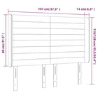 Hoofdborden en voetborden levering bevat 147x16x118 voor elke slaapkamer - Hoofdborden en voetborden