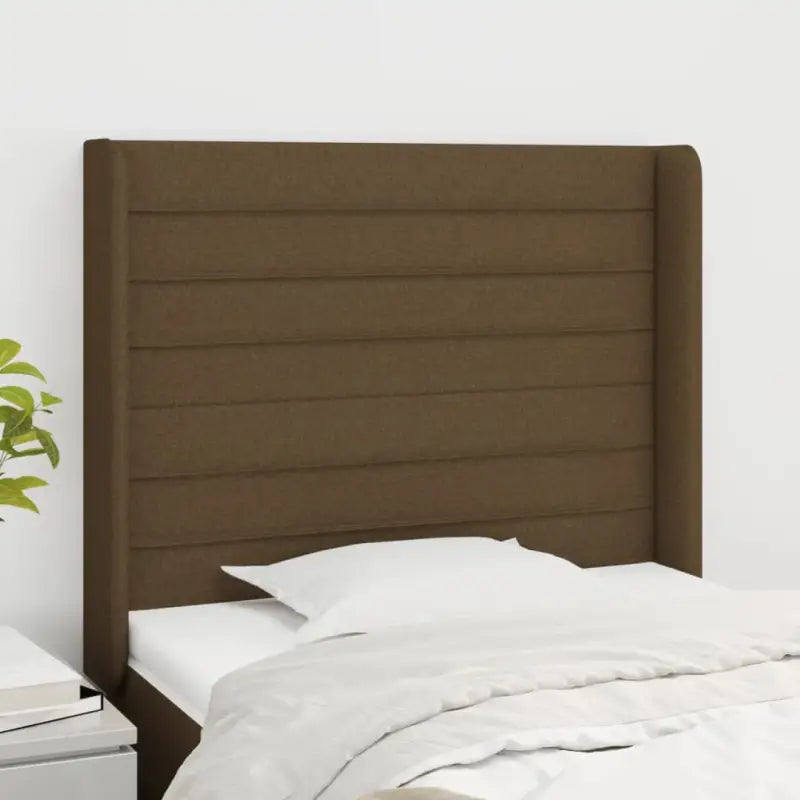 Hoofdborden en voetborden levering bevat 147x16x118 voor elke slaapkamer - Donkerbruin / 93 x 16 x 118/128 cm / 1