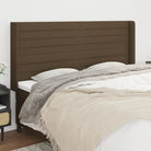 Hoofdborden en voetborden levering bevat 147x16x118 voor elke slaapkamer - Donkerbruin / 163 x 16 x 118/128 cm / 1