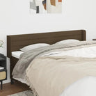 Hoofdborden en voetborden levering bevat 147x16x118 voor elke slaapkamer - Donkerbruin / 183 x 16 x 78/88 cm / 1