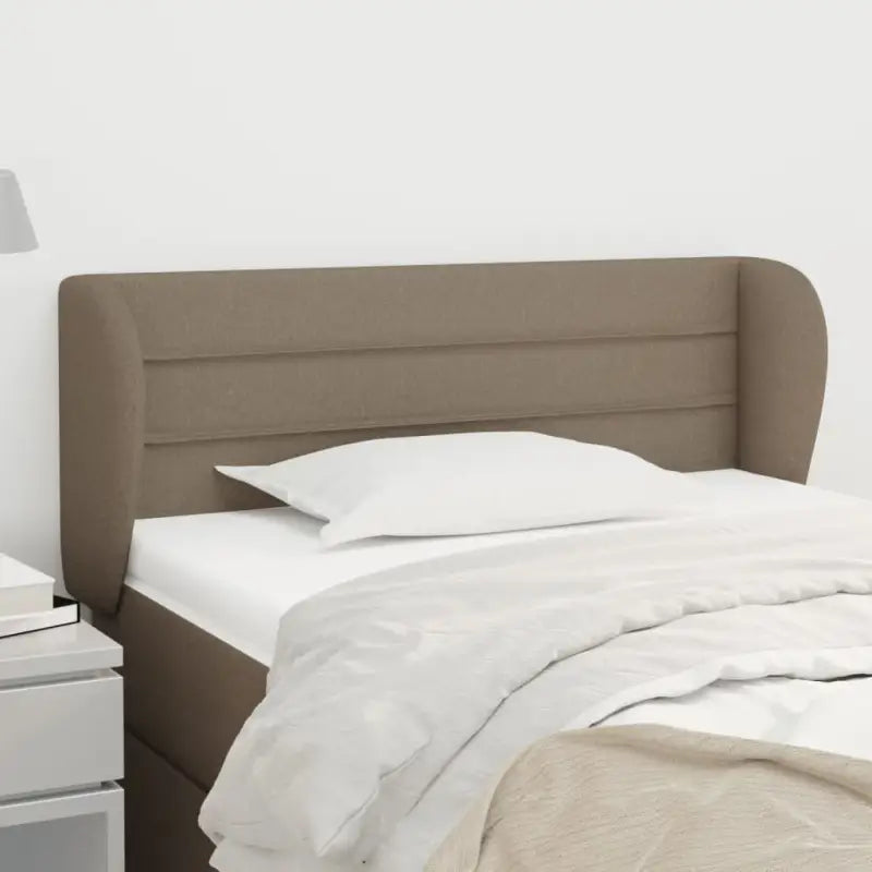 Hoofdborden en voetborden levering bevat met een trendy en duurzaam ontwerp - Taupe / 83 x 23 x 78/88 cm / 1