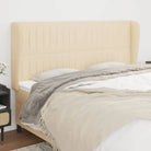 Hoofdborden en Voetborden Levering Bevat voor Een Complete Slaapkamerlook - Crème / 203 x 23 x 118/128 cm / 1
