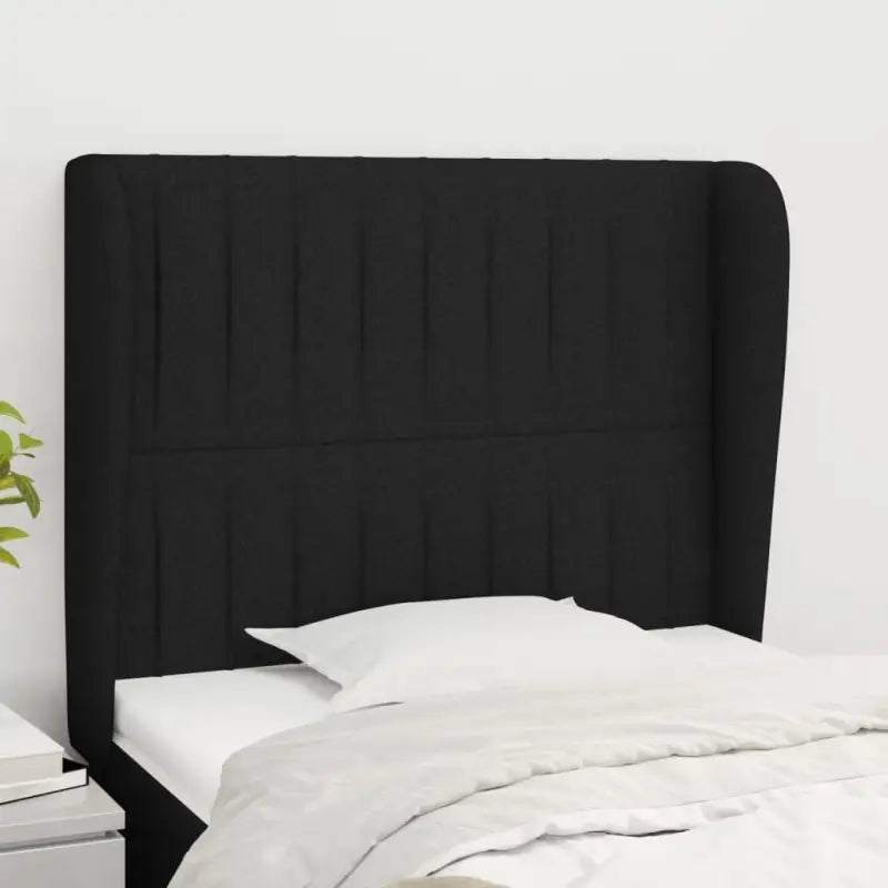 Hoofdborden en Voetborden Levering Bevat voor Een Complete Slaapkamerlook - Zwart / 103 x 23 x 118/128 cm / 1