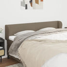 Hoofdborden en voetborden levering bevat voor een stijlvolle slaapkamer - Taupe / 203 x 23 x 78/88 cm / 1 - Hoofdborden