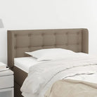 Hoofdborden en voetborden levering bevat voor een stijlvolle slaapkamer uitbreiding - Taupe / 103 x 16 x 78/88 cm / 1
