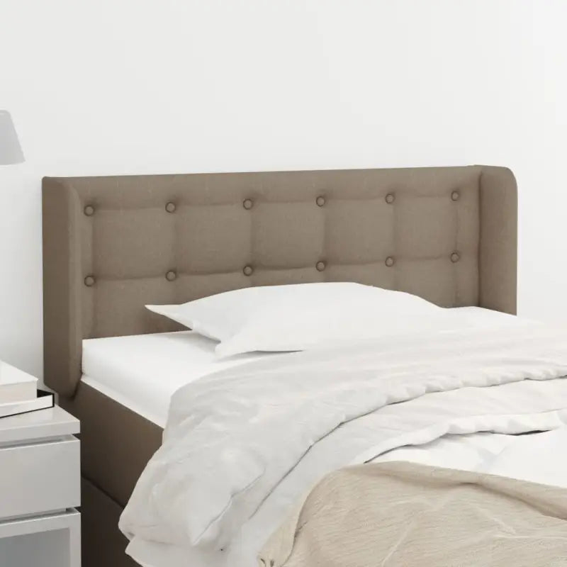 Hoofdborden en voetborden levering bevat voor een stijlvolle slaapkamer uitbreiding - Taupe / 103 x 16 x 78/88 cm / 1