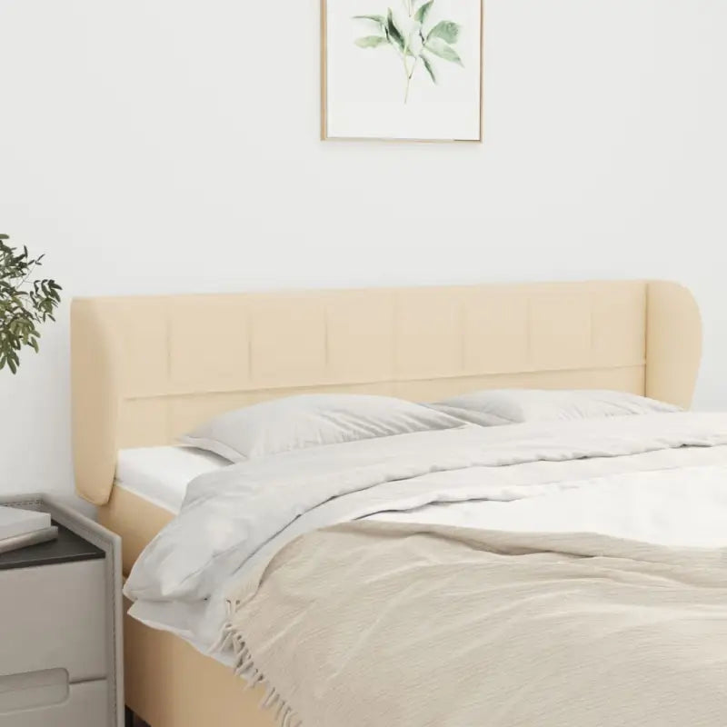 Hoofdborden en voetborden levering bevat voor een stijlvolle slaapkamer - Crème / 147 x 23 x 78/88 cm / 1 - Hoofdborden