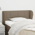 Hoofdborden en voetborden levering bevat voor een stijlvolle slaapkamer - Taupe / 93 x 23 x 78/88 cm / 1 - Hoofdborden