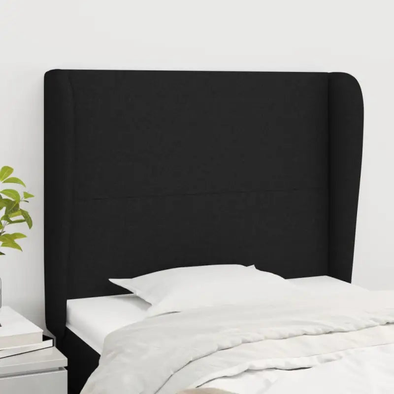 Hoofdborden en voetborden levering bevat voor een stijlvolle slaapkamer - Zwart / 93 x 23 x 118/128 cm / 1