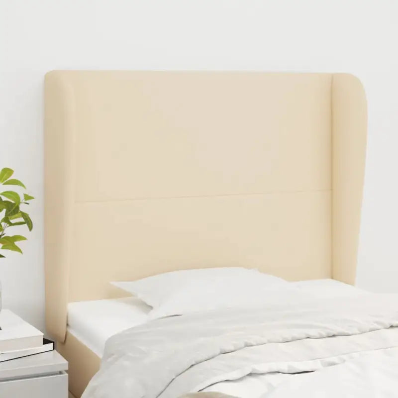 Hoofdborden en voetborden levering bevat voor een stijlvolle slaapkamer - Crème / 83 x 23 x 118/128 cm / 1