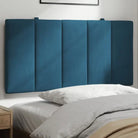 Hoofdborden en voetborden met klassieke schoonheid in fluweel - Blauw / 100 cm / 1 - Hoofdborden en voetborden