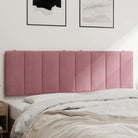 Hoofdborden en voetborden met klassieke schoonheid in fluweel - Roze / 160 cm / 1 - Hoofdborden en voetborden