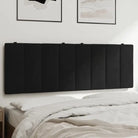 Hoofdborden en voetborden met klassieke schoonheid in fluweel - Zwart / 140 cm / 1 - Hoofdborden en voetborden