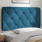 Hoofdborden en voetborden met klassieke schoonheid en zacht fluweel - Blauw / 100 cm / 1 - Hoofdborden en voetborden